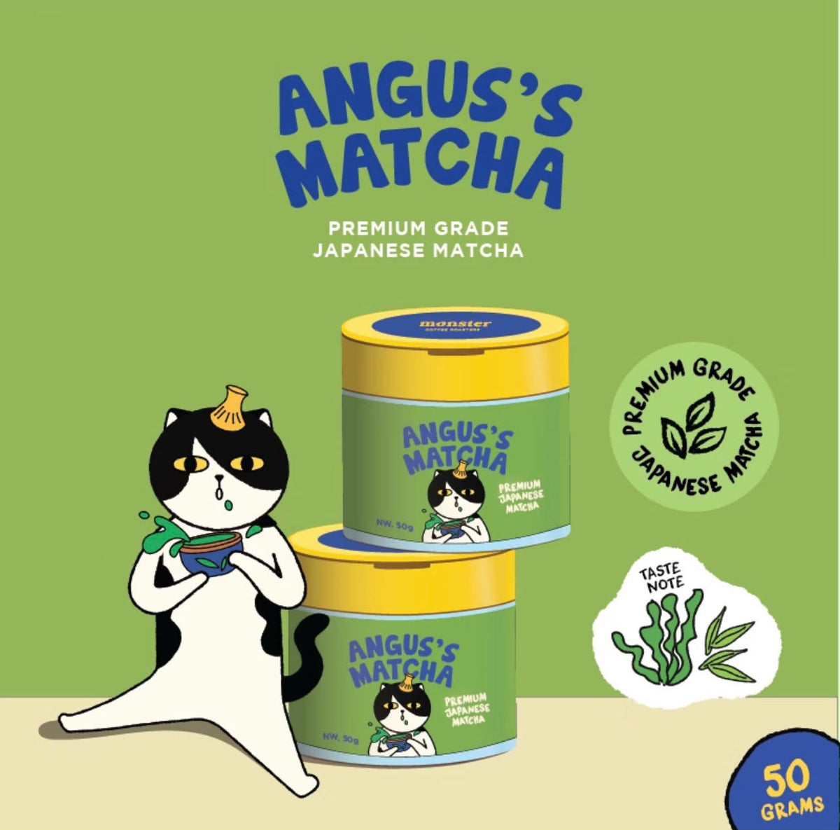 Angus’s Matcha - Monster Coffee Company 50g